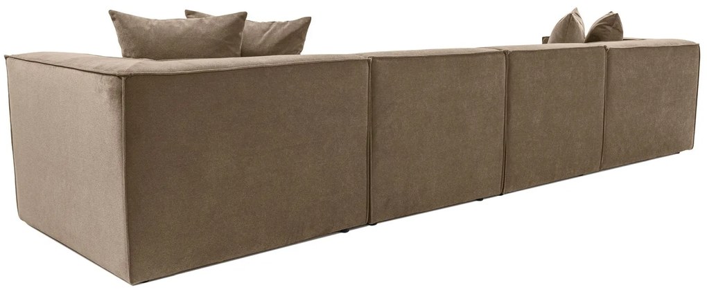Sarokkanapé Sora (L1-O1-O1-1R-POUFFE ) - Barna