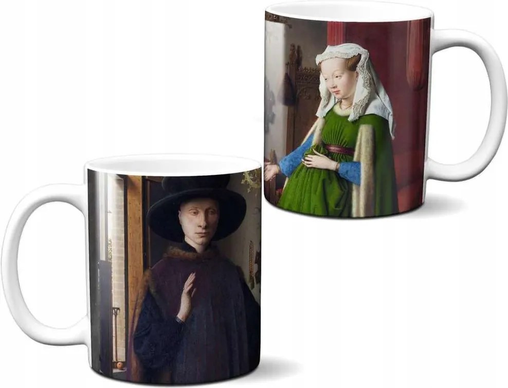 Bögre Arnolfinich házaspár portréja Jan Van Eyck