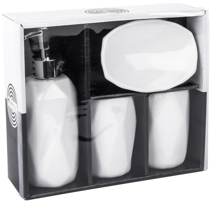 Dolomite fürdőszoba készlet, fehér