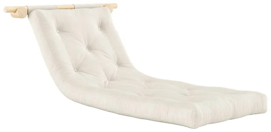 Natúr színű len fotel Hooked – Karup Design