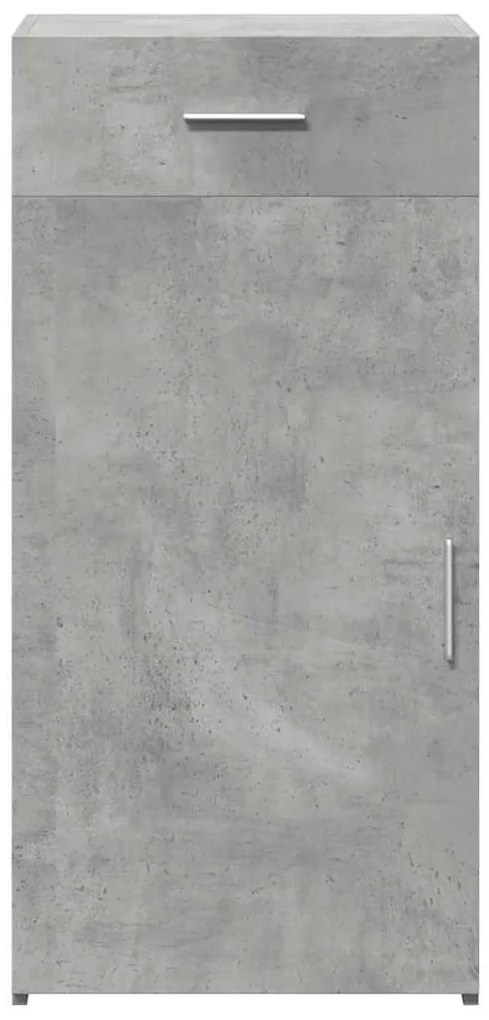 betonszürke szerelt fa tálalószekrény 45 x 42,5 x 93 cm