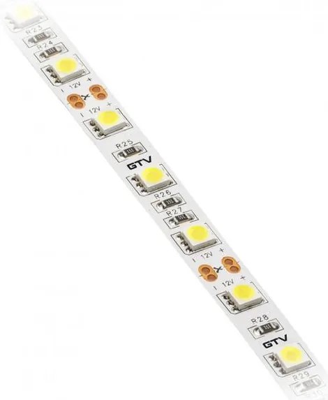 LED szalag 5630, 300 LED/5 fm, hideg fehér, 20W/fm, 80W/5fm , 10mm , 5fm/tekercs, 12V, IP20, 1750lm/m