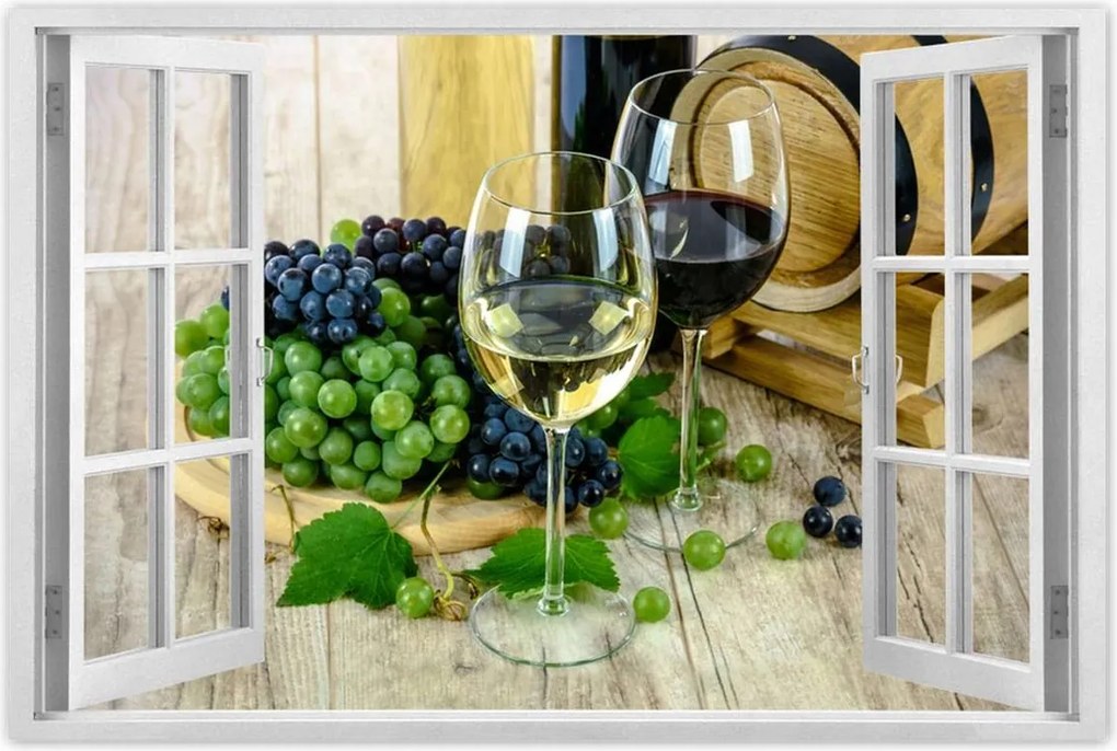 Poszterek 90x60 Fehér szőlőbor