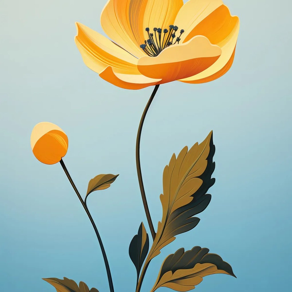 Poszter 40x40cm Reggeli sugarak