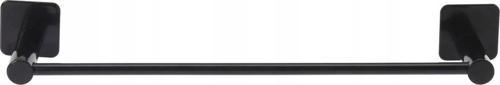 Fürdőszobai Törölközőtartó fekete 42 cm Rúd