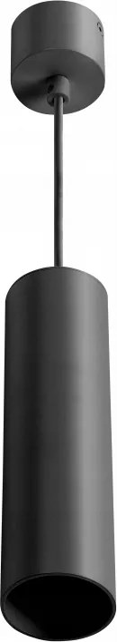 Lagos GU10 függesztett mennyezeti lámpa 2 cső, fekete alumínium IP20 Gtv