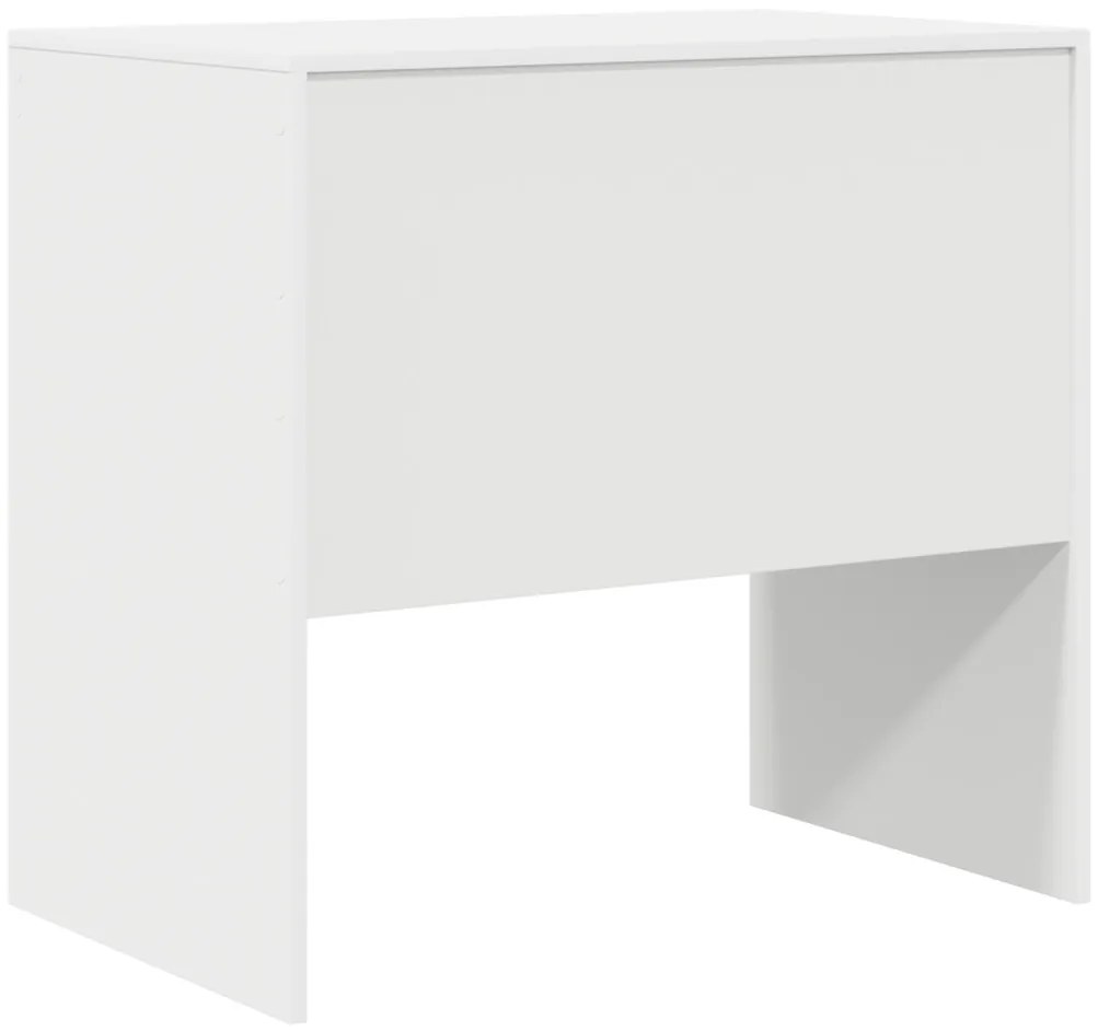 Asztal Fehér 80x50x76 cm Mérnöki fa