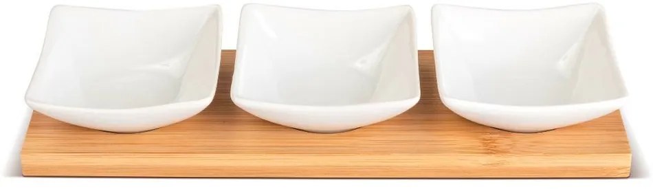 Lamart LT9217 4 részes Bamboo tálkészlet, 26 x 8cm