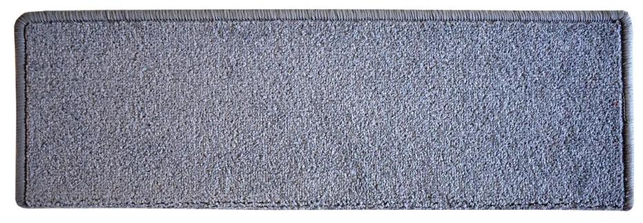 Eton téglalap lépcsőszőnyeg, szürke, 24 x 65 cm