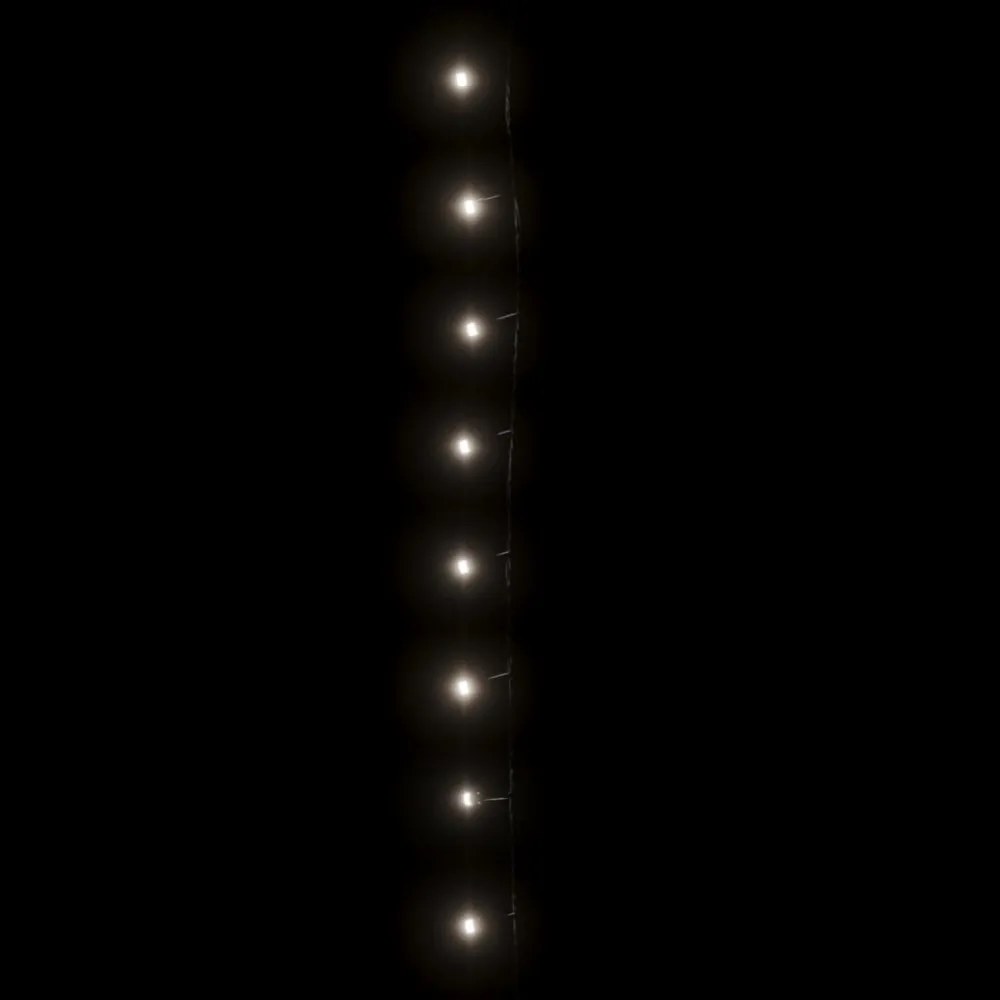 hideg fehér fényű PVC LED-füzér 300 LED-el 30 m