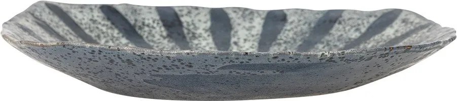 Szürke kőedény szervírozó tányér ø 32 cm Ramie – Bloomingville