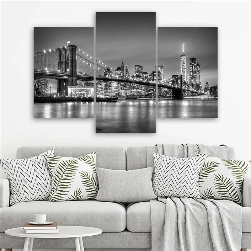 Gario Vászonkép Brooklyn híd - 3 részes Méret: 150 x 100 cm