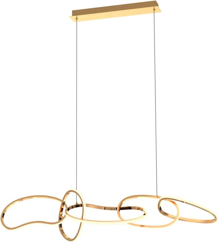 ZUMA LINE MD7361-5A-EGT CHOLET Modern Led Függesztett Lámpa Arany LED IP20