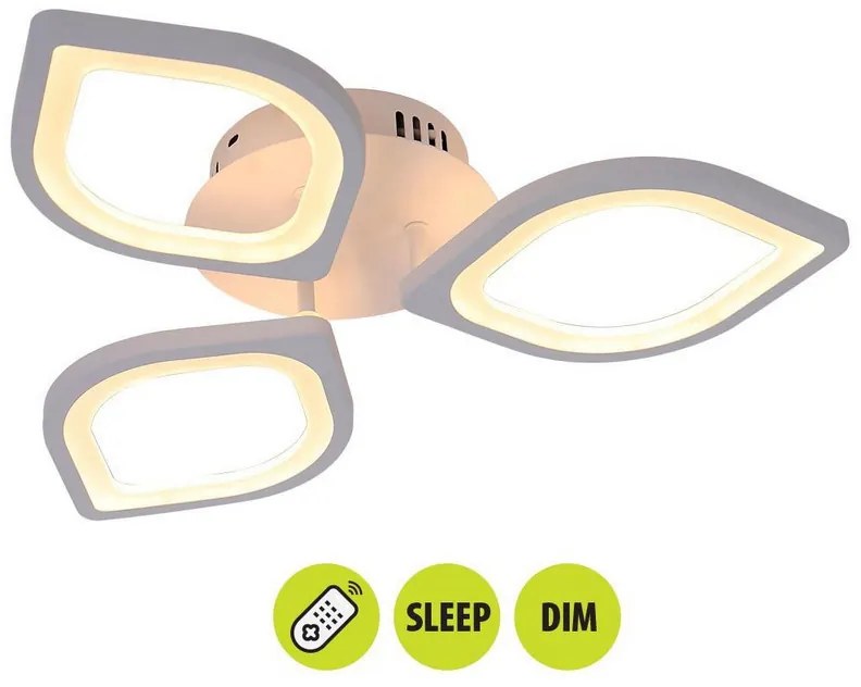 Vivalux Viki távirányítós mennyezeti lámpa, 48W LED, 3000-6000K, 3772 lm