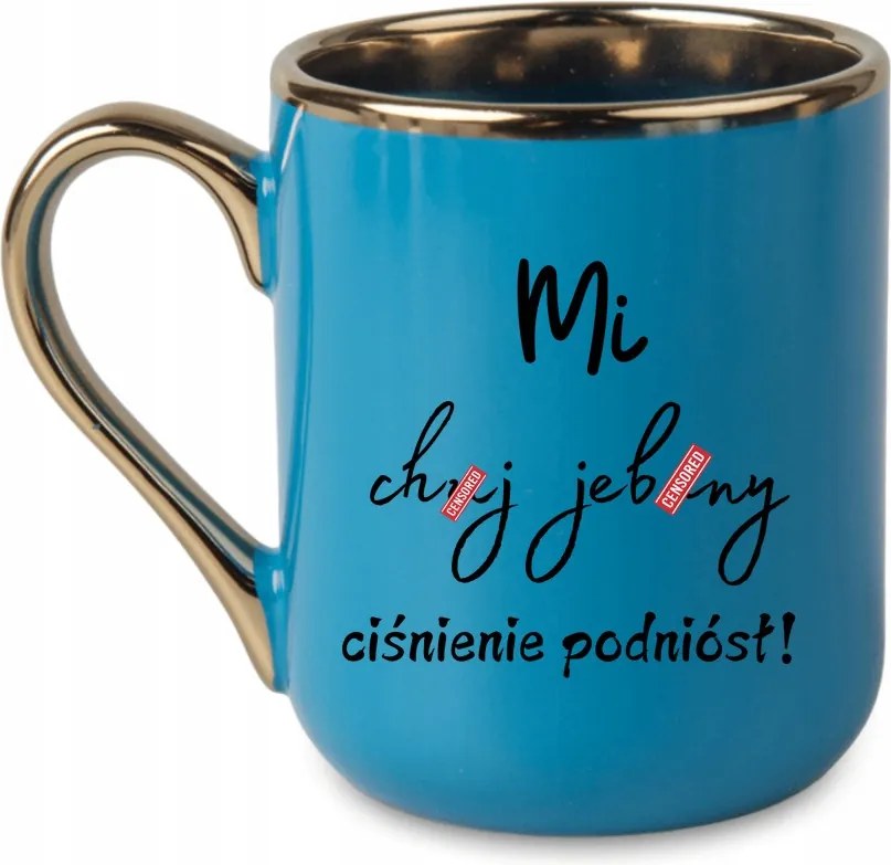 Elegáns Bögre Mich j nyomás emelt/ amennyit csak lehet 330 Kék