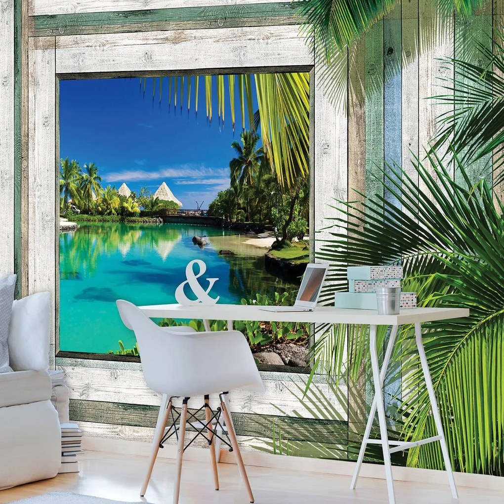 Fotótapéta - Strand, tenger, homok (152,5x104 cm)
