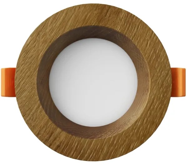 APLED - LED Lámpa RONDO WOODLINE LED/3W/230V 4000K átm. 9 cm tölgy tömör fa