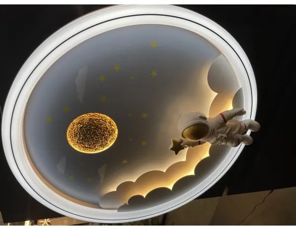 Brilagi - LED, dimmelhető gyerekszobai mennyezeti lámpa LED/42W/230V 3000/5700K űrhajós