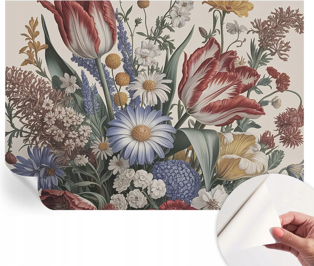 Öntapadós fotótapéta Nappali és Hálószoba Irodába Virágok csokor 312x219