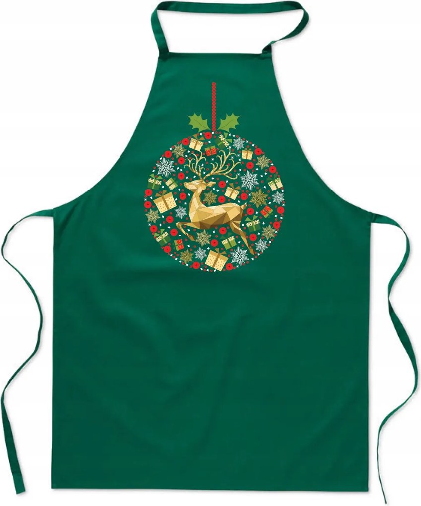 Konyhai Kötény Nyomtatott Bomba Rénszarvas Karácsonyi ajándék