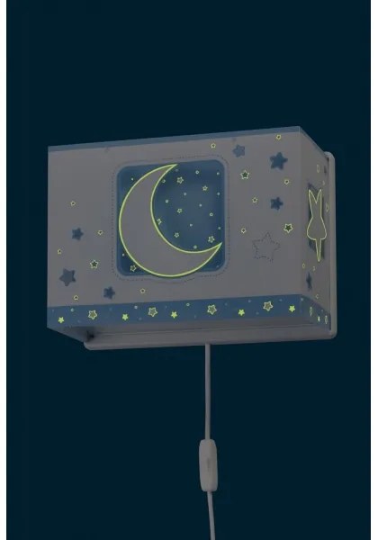 Dalber D-63238T - Gyerek fali lámpa  MOONLIGHT 1xE27/60W/230V