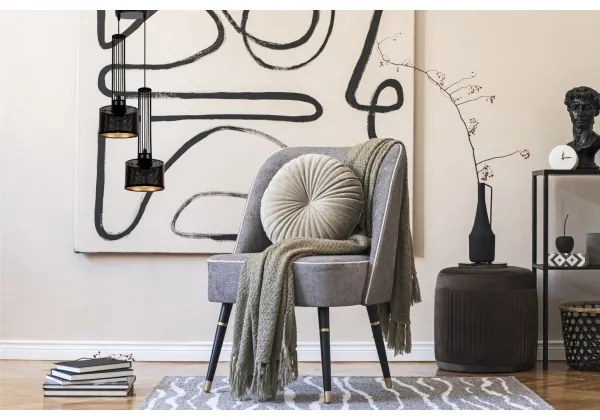 Csillár zsinóron ELIS 2xE27/60W/230V á. 30 cm