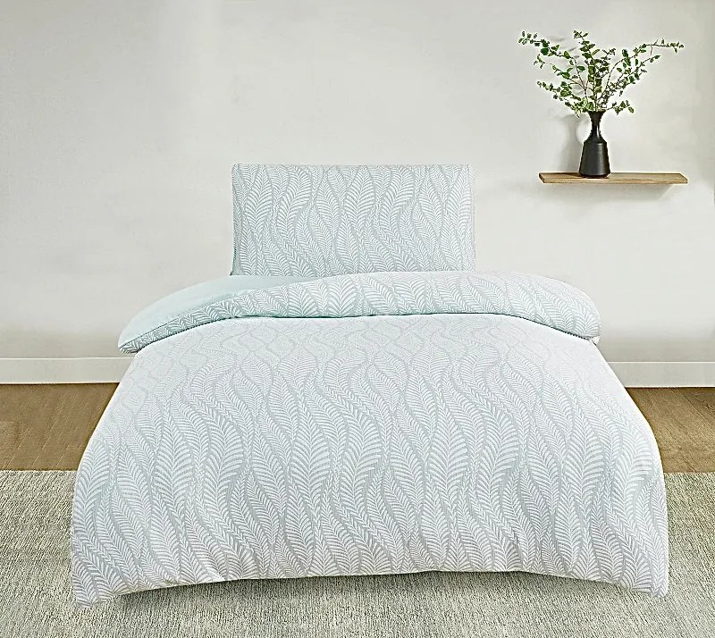 Harmony damaszt jacquard lapok világoszöld 200x140cm+90x70cm TiaHome