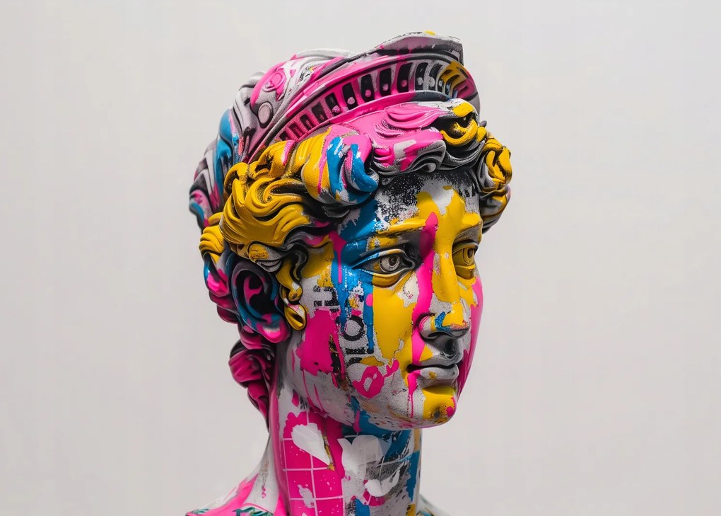 Poszter 70x50cm Klasszikusan, de színesen