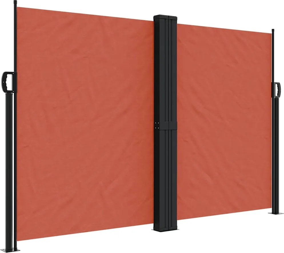 vidaXL terrakotta behúzható oldalsó napellenző 160 x 1200 cm