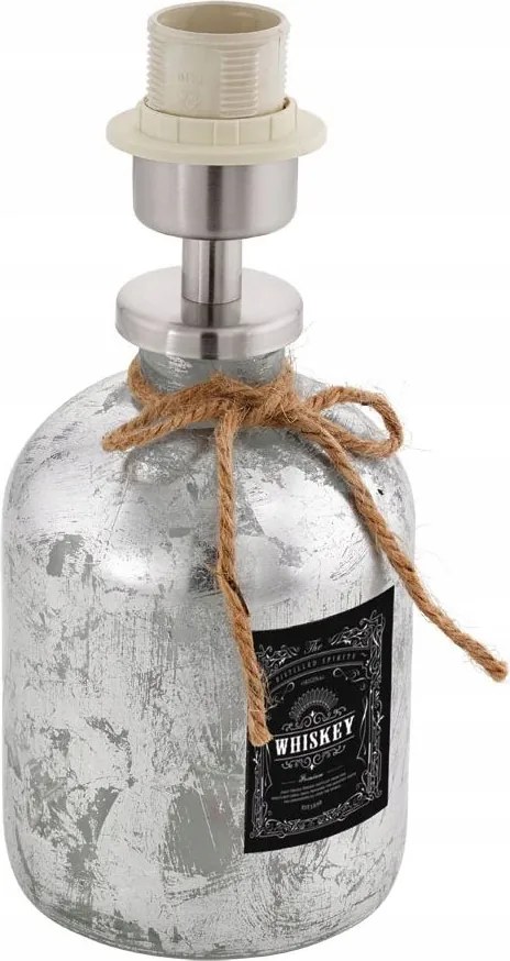 Whiskey Asztali Lámpa Ø11cm Acél Eglo Mojada Ezüst