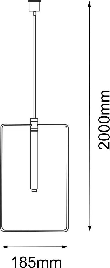 ANTIGO 8288 FARO Egyágú Függesztett Lámpa Fém G9 IP20