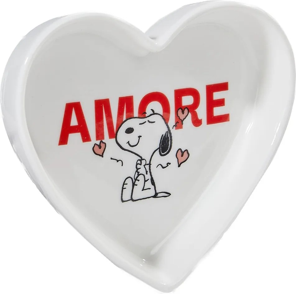 PEANUTS szív alakú tálka 10,3 cm , Amore