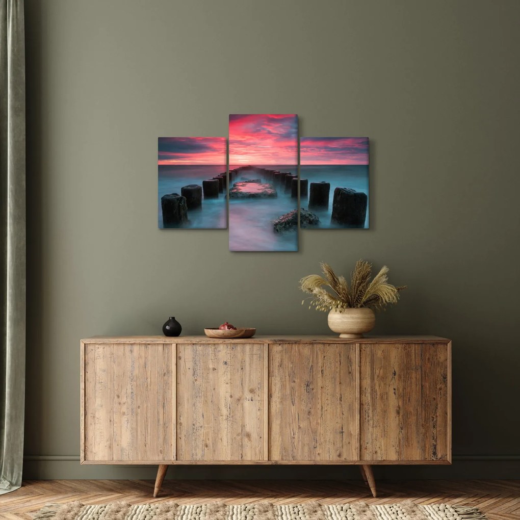 Kép - Sziklák a tenger (90x60 cm)
