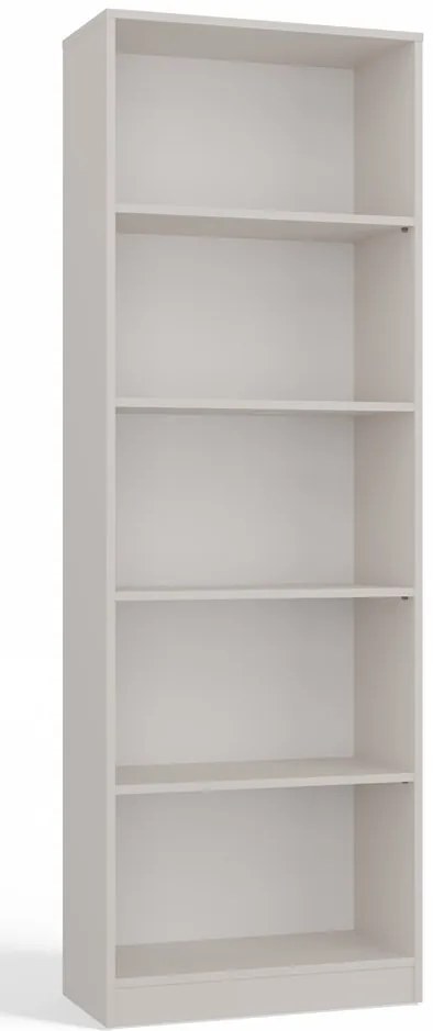 R60 polcos szekrény, könyvtartó, 60x182x30 cm, kasmír