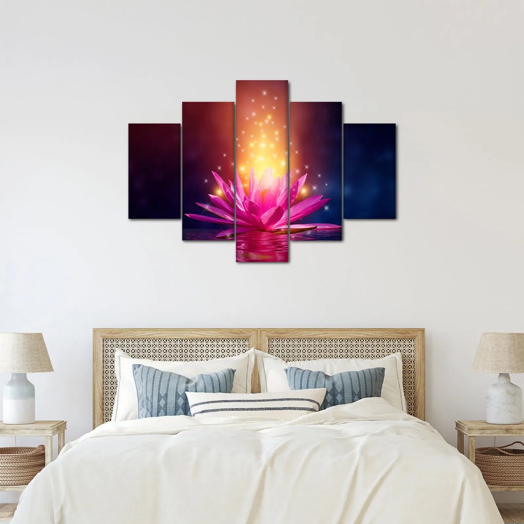 Tavirózsa a vízen képe (150x105 cm)