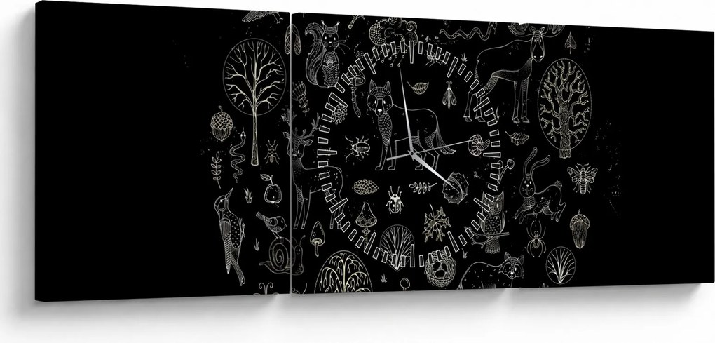 Kép - természet (órával) (90x30 cm)