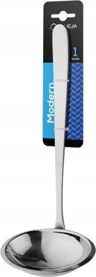 Leveses merőkanál rozsdamentes acél, ezüst 25,5 cm