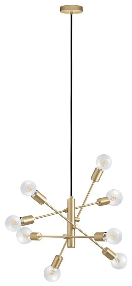 Eglo Eglo 99811 - Csillár zsinóron GRADOLI 8xE27/40W/230V EG99811