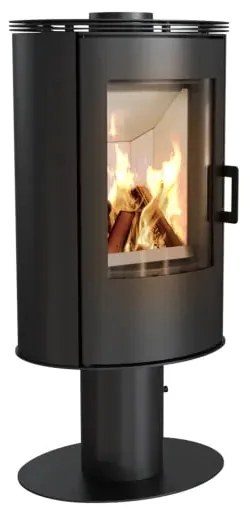 Kratki AB S N DR - 8 kW acél kandalló kályha, 150 mm pr.