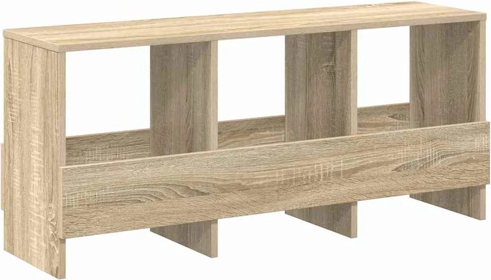 vidaXL Magazin állvány Sonoma tölgy 102 x 30 x 45 cm