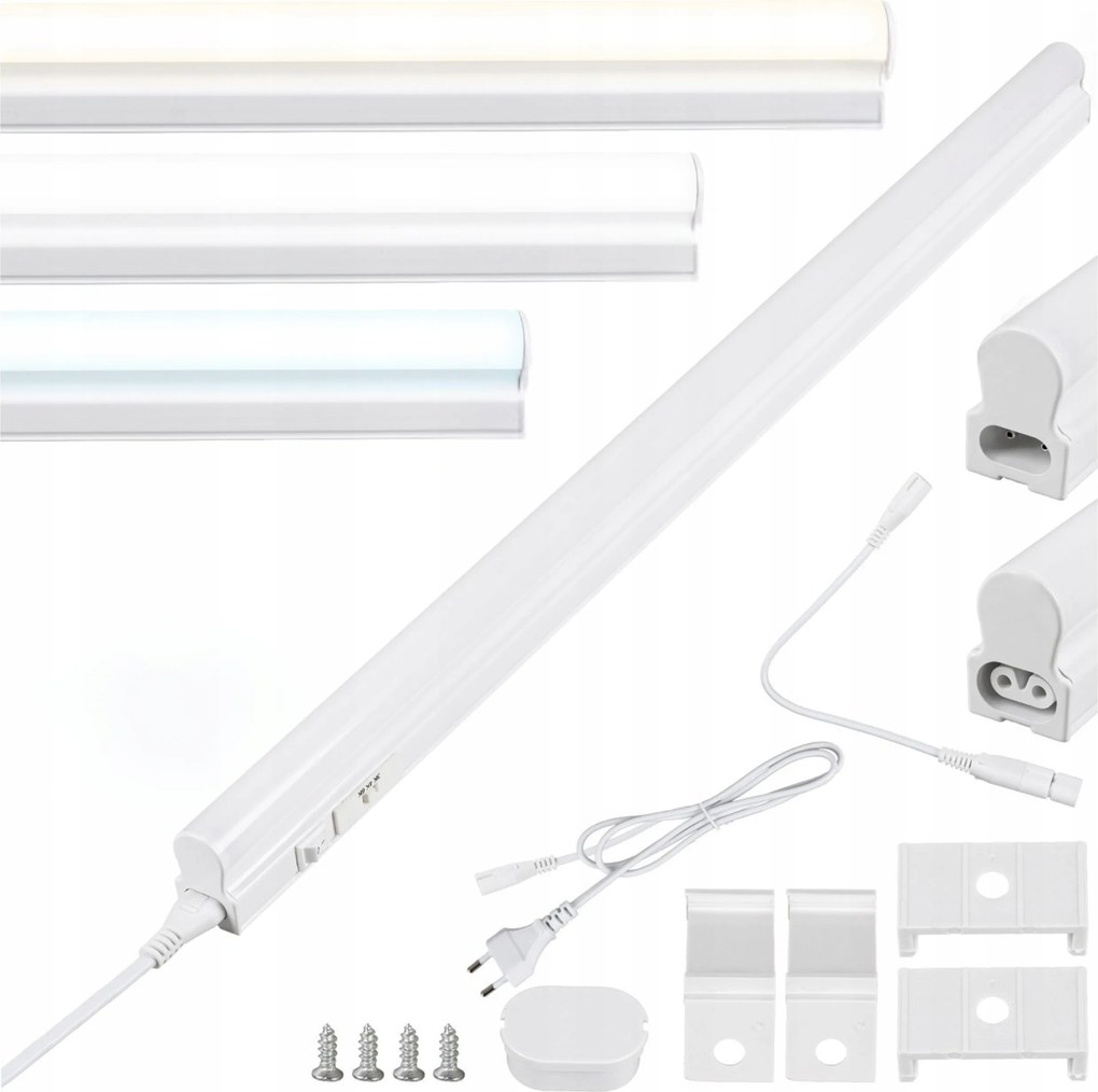 Lámpa Lineáris Led szekrény alatti lámpatest 5W 30cm 550lm léc 3 szín fény