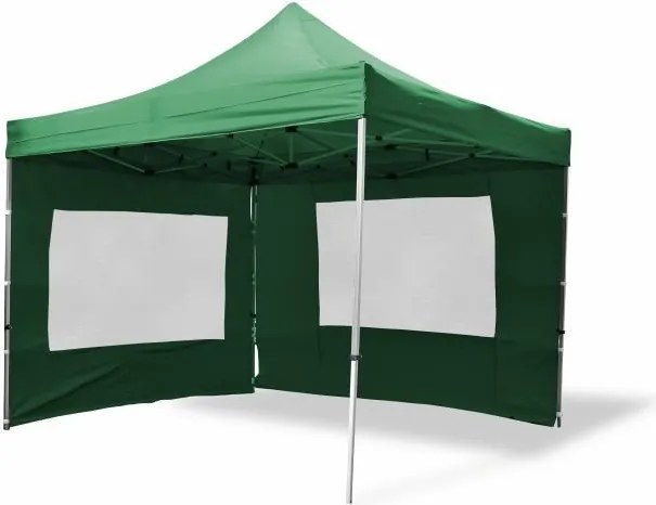 Kerti pavilon PROFI Zöld 3 x 3 m + 4 oldalfallal