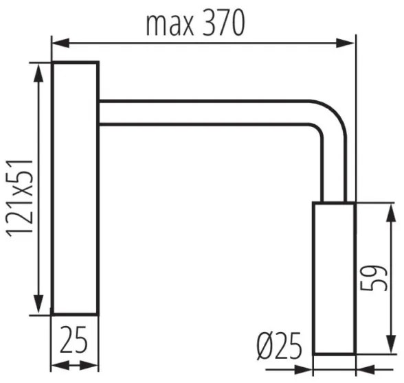 Kanlux 32523 - TONIL LED flexibilis lámpa 2,7W/230V, fehér