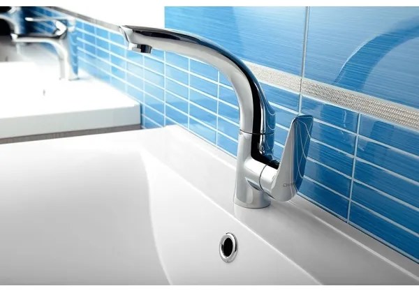 Sapho - Mosdócsaptelep SOLITER 18 cm, magasfényű króm