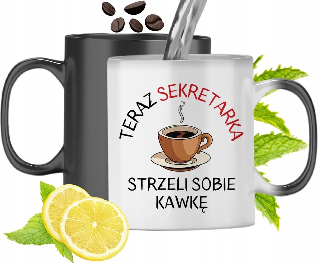 Mágikus Bögre Titkárnőnek Színváltós, fényképes nyomattal