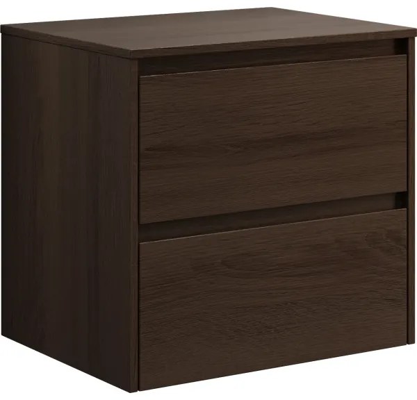 TRONDHEIM fürdőszobaszekrény 60 cm-es mosdóhoz, dió