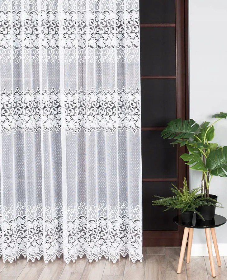 Mg Függöny 4465M Fehér 200x230cm készre varrva Bt M