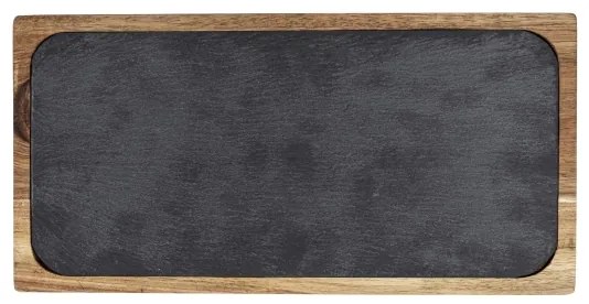 WENKO 55103100 - Vágódeszka BLACK OUTDOOR KITCHEN 30x15 cm barna/szürke