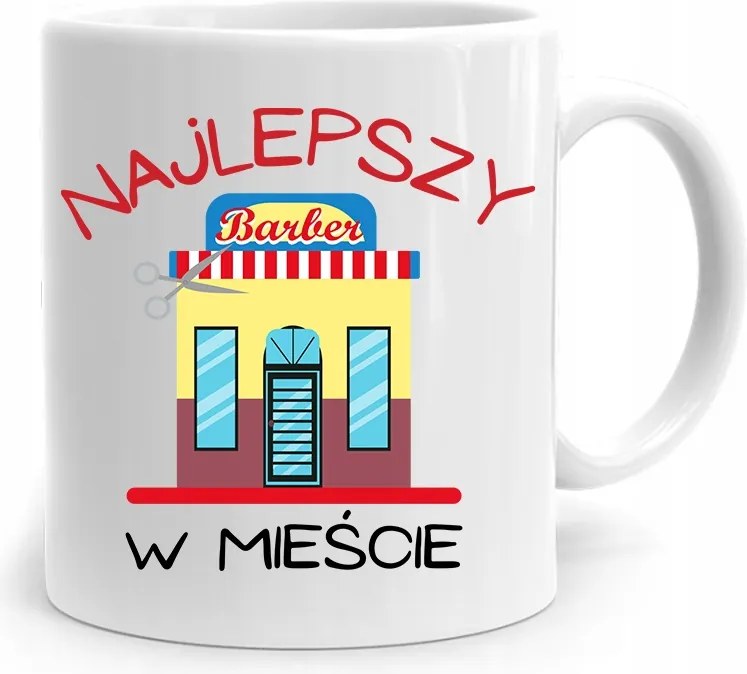 Barber Fodrász Bögre A Legjobb A Városban fényképes nyomattal