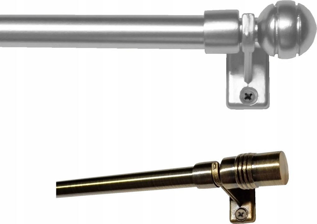 Irigy Hónaljmirigy Mini Fém Függönykarnis függönykarnis állítható 40-60cm